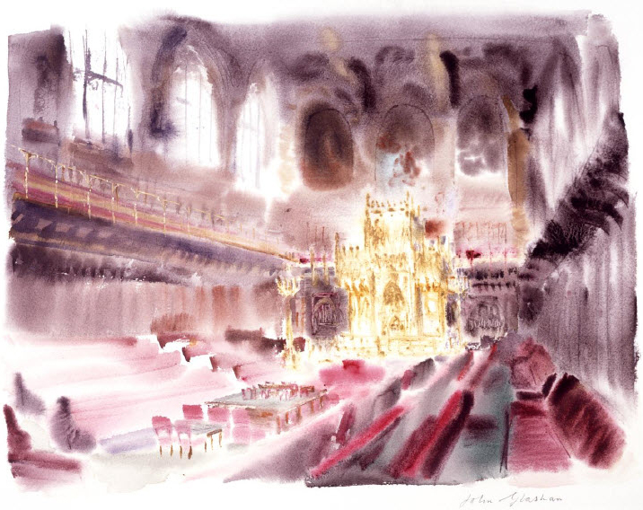 Peers Chamber Christmas card © John Glashan