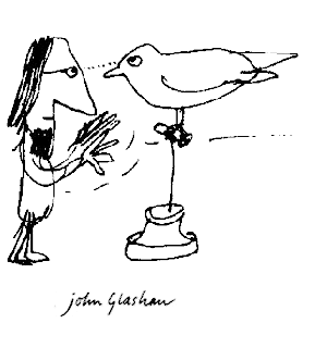 Cartoon from The Eye of the Needle © John Glashan