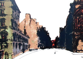 Why Me? lithograph © John Glashan