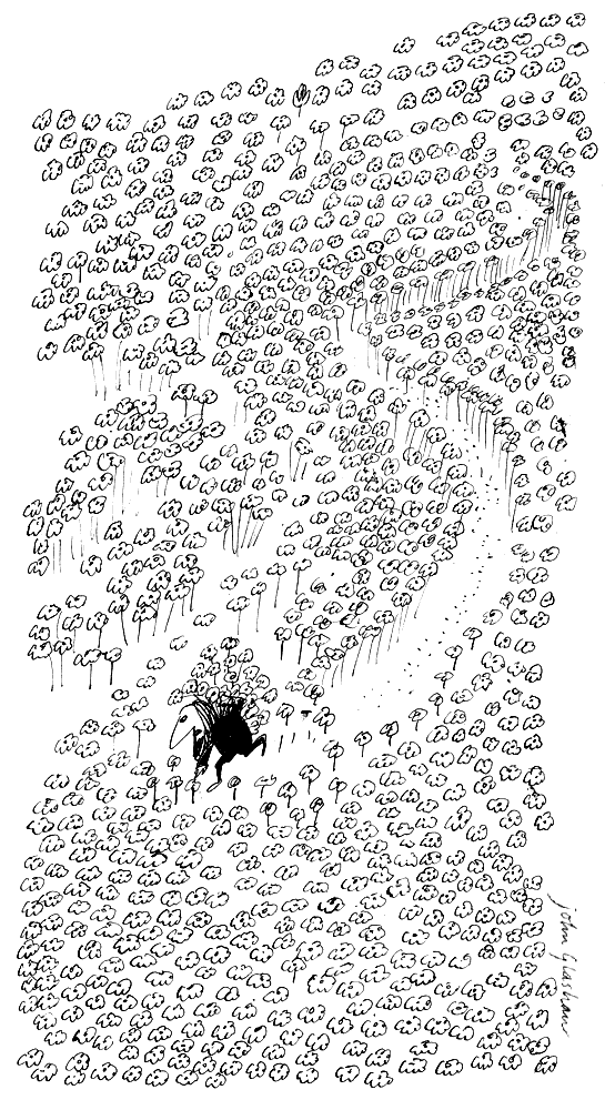 Queen magazine cartoon © John Glashan