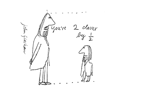 Queen magazine cartoon © John Glashan