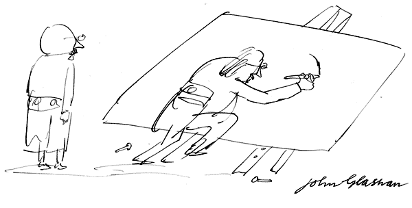 Illustration for Town & Country magazine © John Glashan